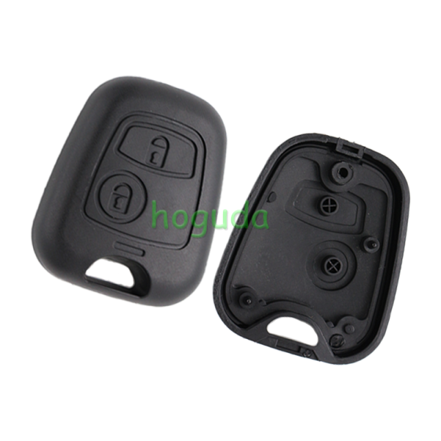 For Peugeot 2 button remote key case for SX9 key blade (without key blade) No Logo