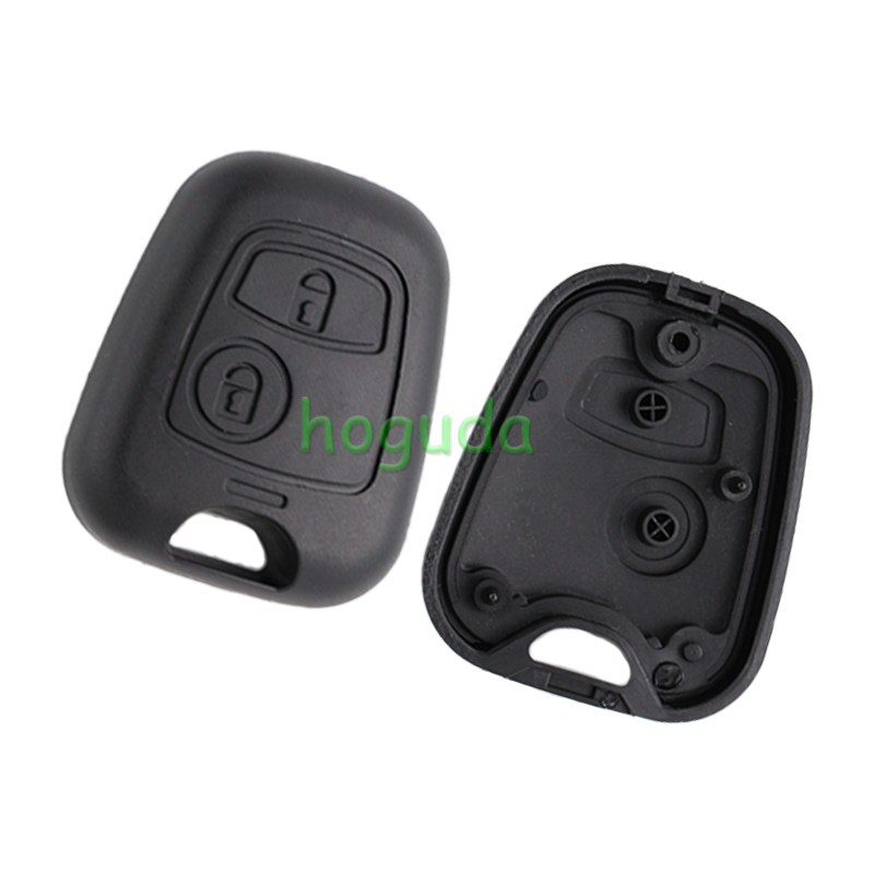 For Peugeot 2 button remote key case for SX9 key blade (without key blade) No Logo