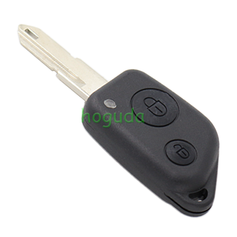 For Peugeot 2 button remote  key blank without Logo (Without Battery Place)