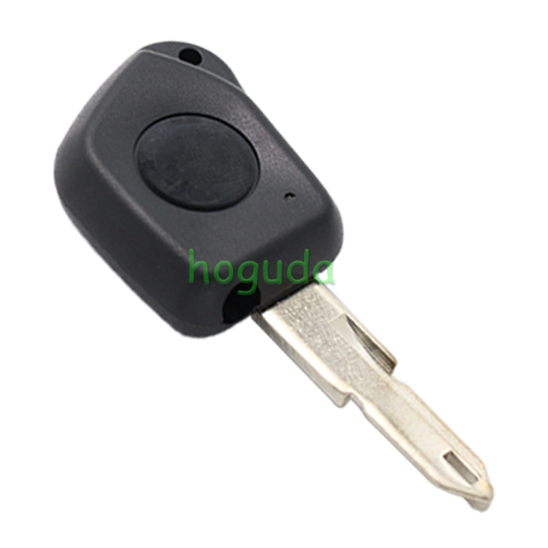 For Peugeot 1 button remote key blank 206 blade without logo