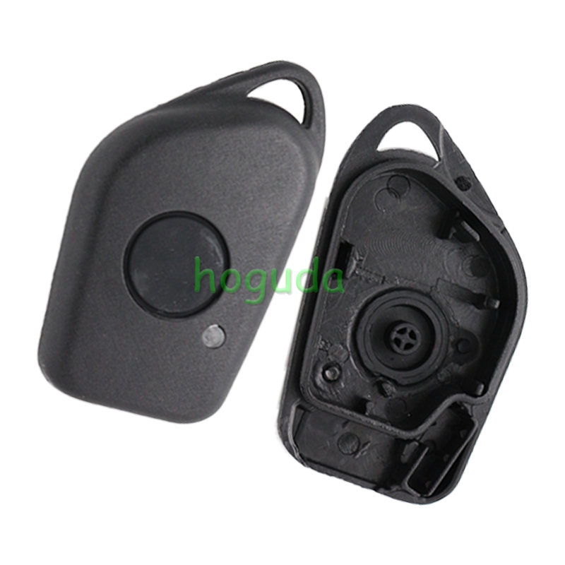For Peugeot 1 button remote key blank with 406 blade without logo