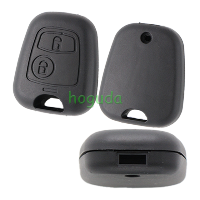 For Peugeot 2 button remote key case