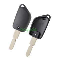 For Peugeot 2 button remote  key blank with 4 track blade without logo  (Without Battery Place)