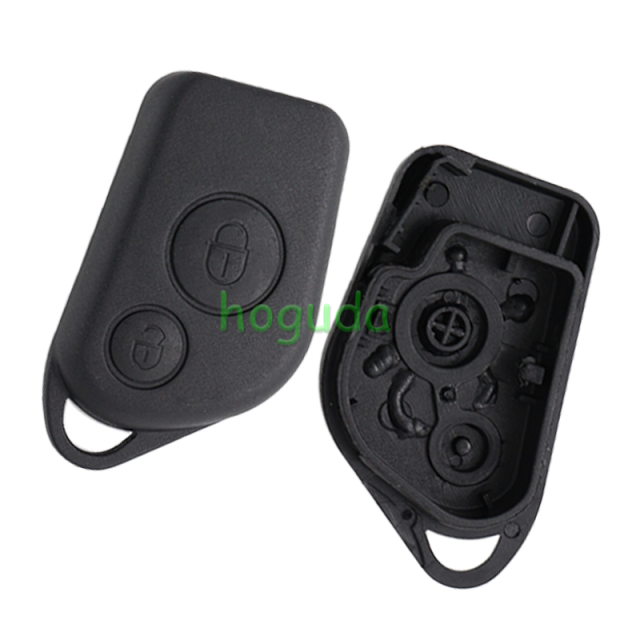 For Peugeot 2 button remote key blank without Logo (With Battery Place)