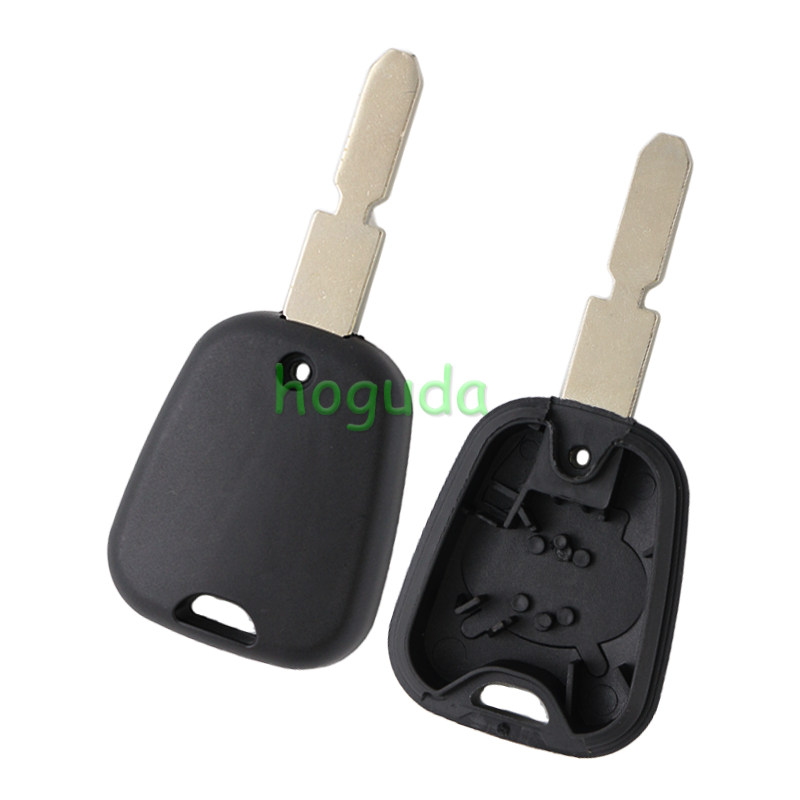 For Peugeot 2 button remote Key blank with 4 track blade (without logo)