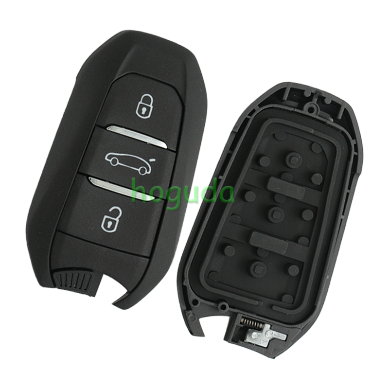 For Peugeot 3 button remote key blank with HU83 blade without logo.Please choose the button.