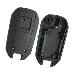 For Peugeot 2 button key blank with VA2 Blade (307 key blade 58#)