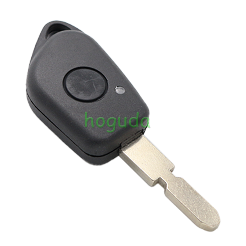 For Peugeot 1 button remote key blank with 406 blade without logo
