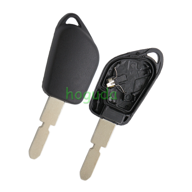 For Peugeot 1 button remote key blank with 406 blade without logo