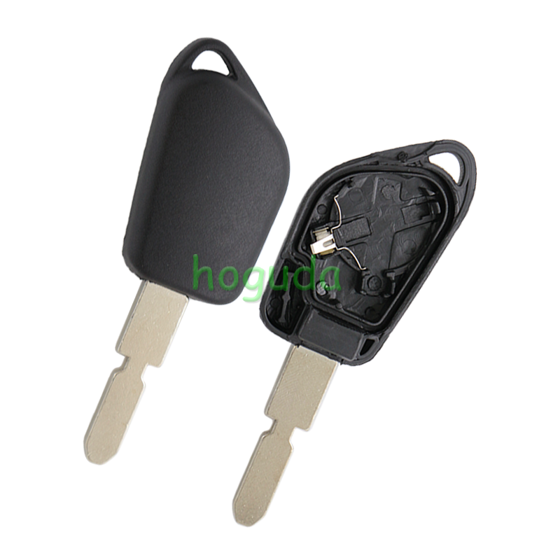 For Peugeot 1 button remote key blank with 406 blade without logo