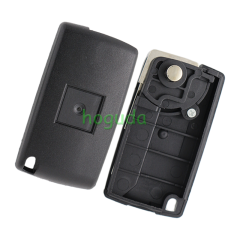 For Peugeot  2 button flip remote key shell (MIT11R)