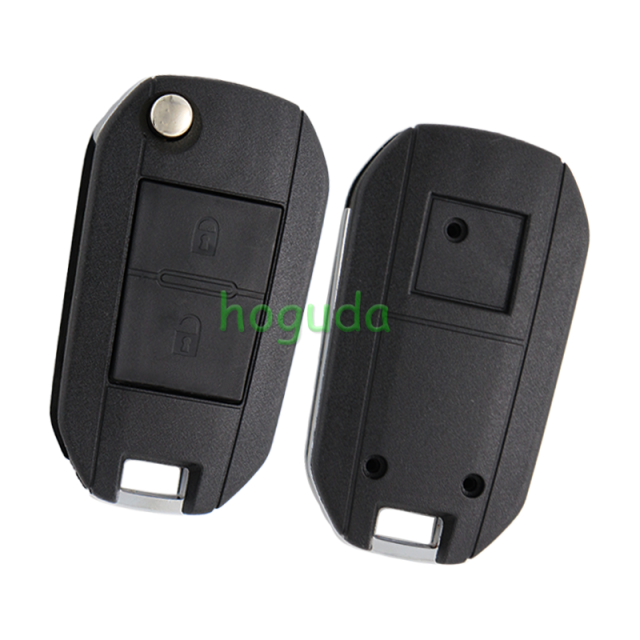 For Peugeot 2 button key blank with VA2 Blade (307 key blade 58#)