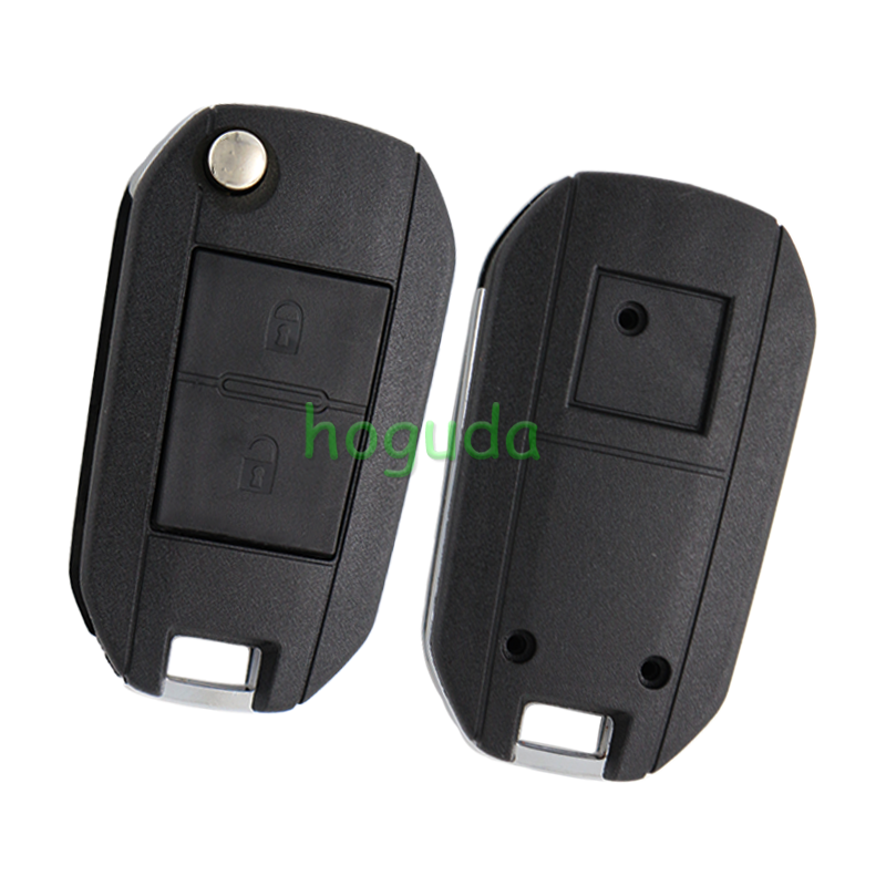 For Peugeot 2 button key blank with VA2 Blade (307 key blade 58#)