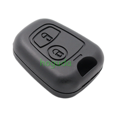 For Peugeot 2 button remote key blank Without Logo