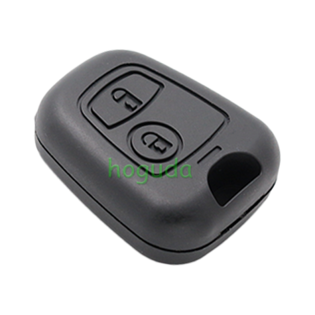 For Peugeot 2 button remote key blank Without Logo