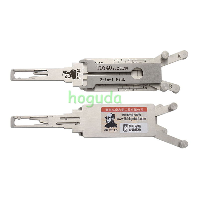 For Original Lishi Toy40  for Toyota lock pick and decoder  together  2 in 1  genuine with best quality