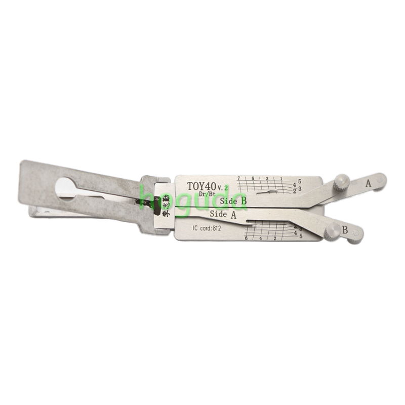 For Original Lishi Toy40  for Toyota lock pick and decoder  together  2 in 1  genuine with best quality