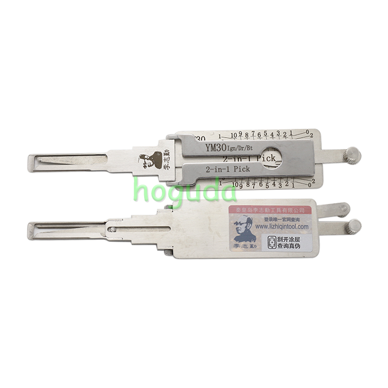 Original Lishi YM30 for Buick SAAB lock pick and decoder  together  2 in 1 genuine with best quality