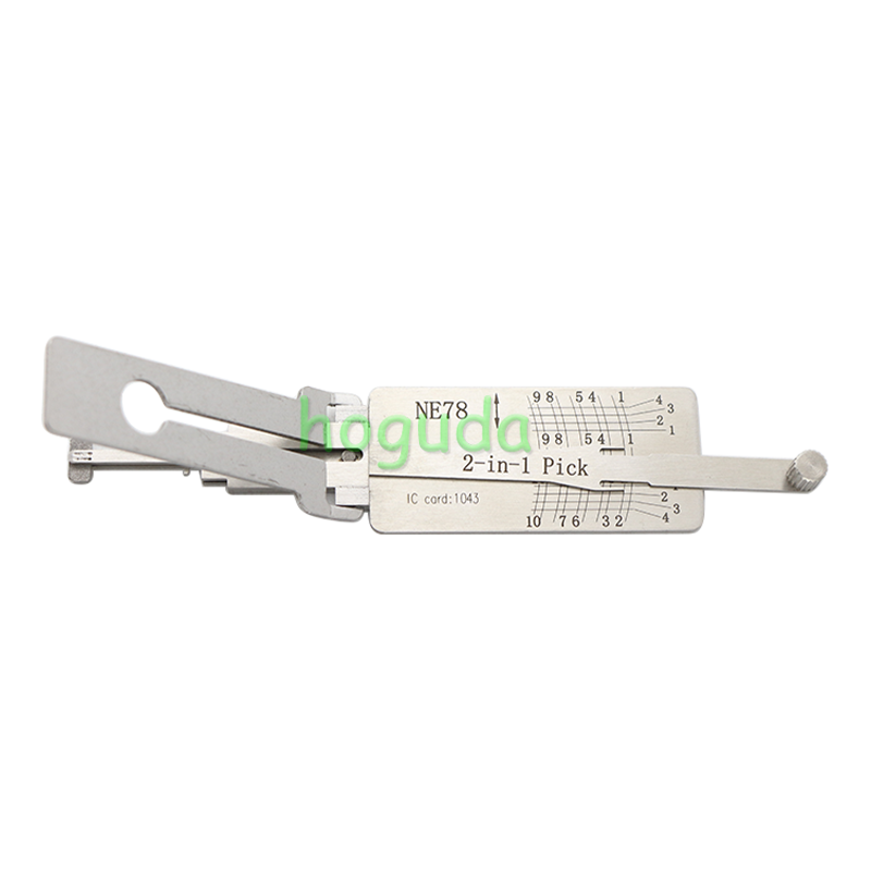 For Original Lishi NE78  for Peugeot lock pick and decoder  together  2 in 1 genuine  with best quality