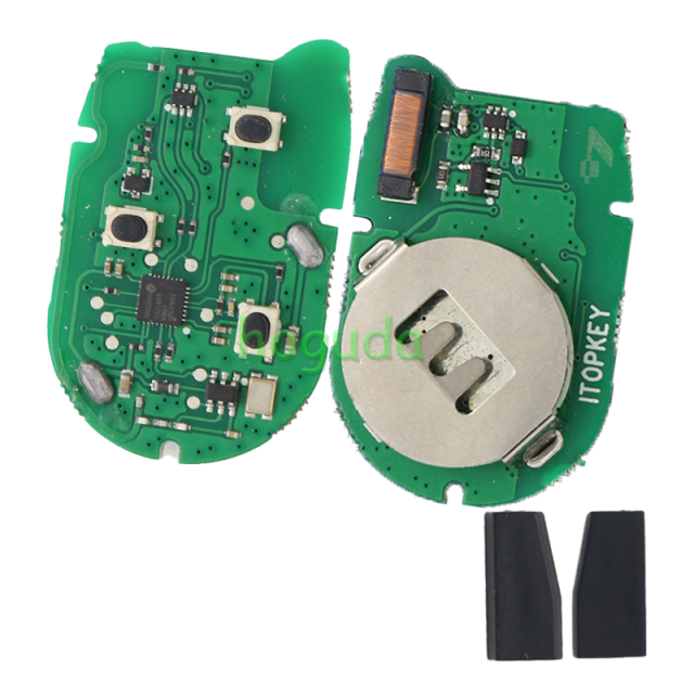 For New Ford Transit blue  3 button remote key with blue blade 433MHz ASK 4D63 CHIP FCCID:6C1T 15K601 AG