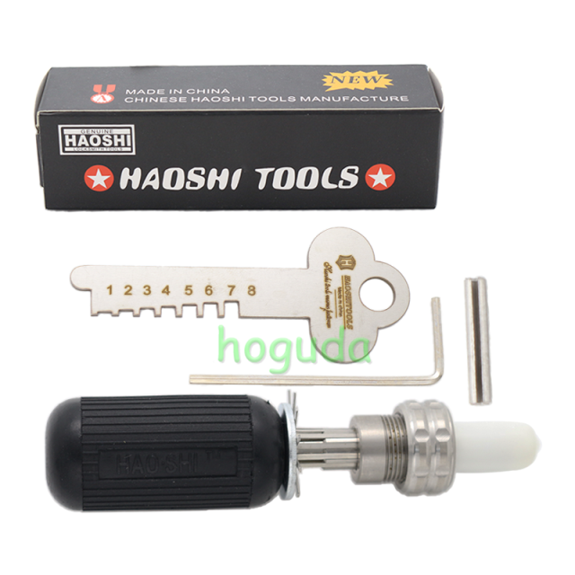 HAOSHI tubular locksmith tools 10 pins lock pick opener key tubular machines TPXA-10