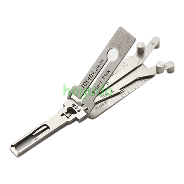 For Original Lishi Toy40  for Toyota lock pick and decoder  together  2 in 1  genuine with best quality