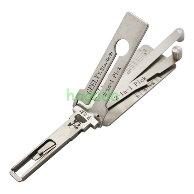 Original Lishi for Geely 2 in 1 lock pick and decoder together with best quality