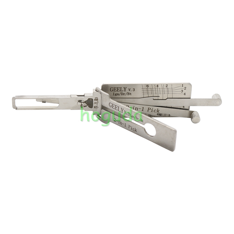 Original Lishi for Geely 2 in 1 lock pick and decoder together with best quality
