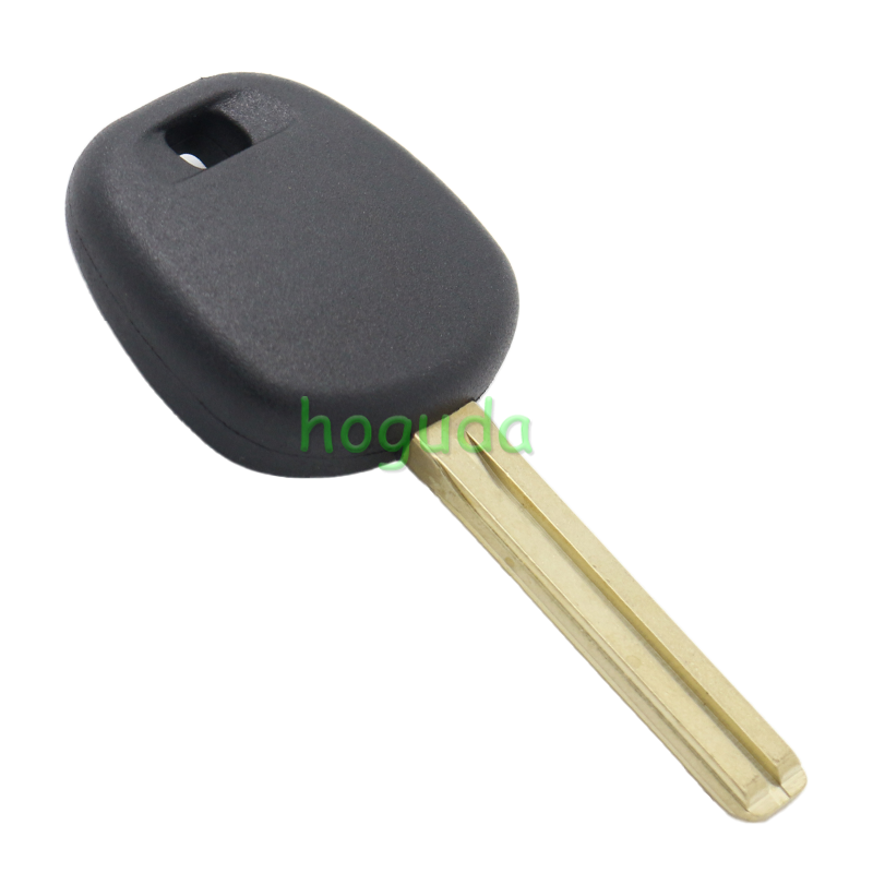 For Toyota transponder key blank,the chip slot is on the top of the key.  A# TOY48 Blade B# TOY40 Blade C# TOY43 Blade