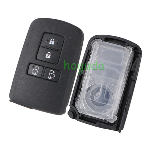 For Toyota 4 button remote key shell ,the button is square