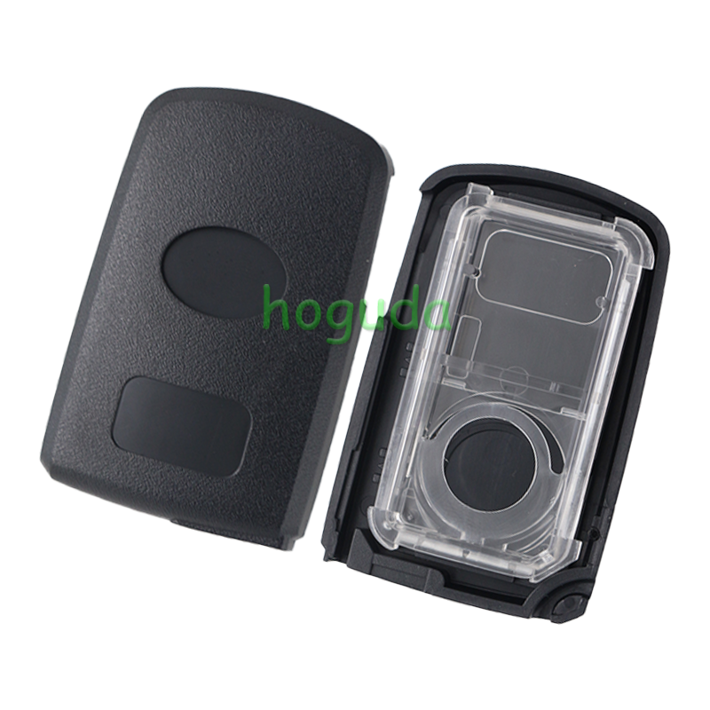 For Toyota 2/2+1/3/2+1/4 button smart remote key shell with white Battery holder ,the button is square