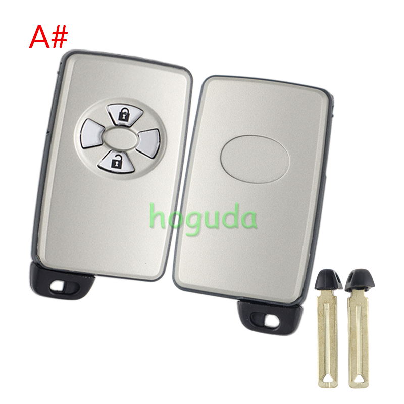 For Toyota 2/3/3+1 button remote key blank with key blade