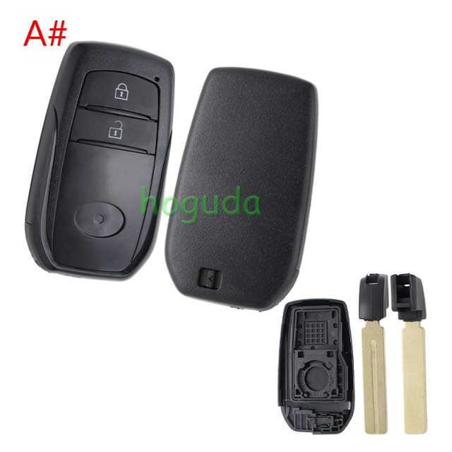 For Toyota 2/2+1/3/3+/1/4/4+1/5/5+1 button remote key blank with key Blade,please choose the key button