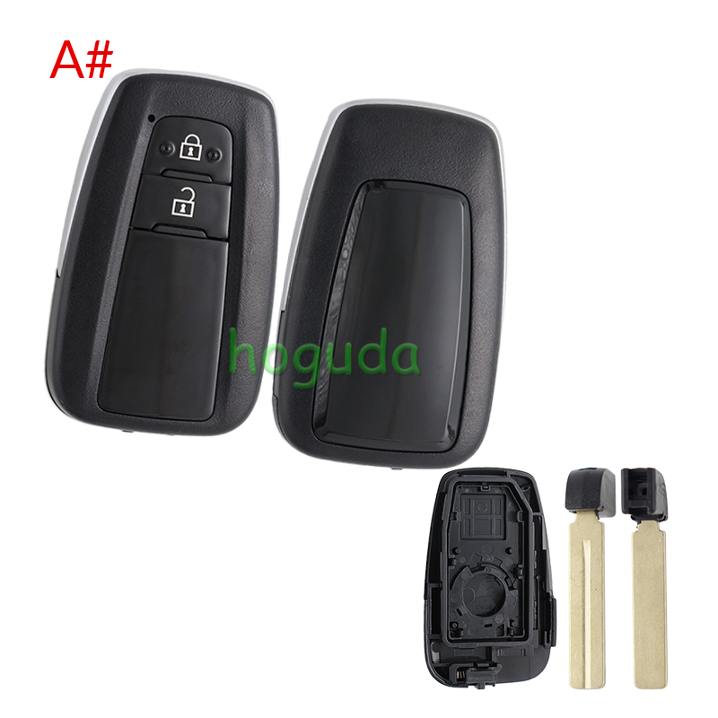 For Toyota C-HR 2/2+1/3/3+1 buttons Smart Remote key blank,please choose the button