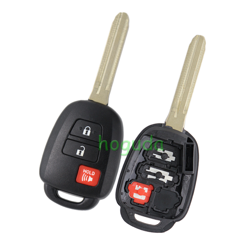 For Toyota 2/2+1/3/3+1 button remote key blank without logo
