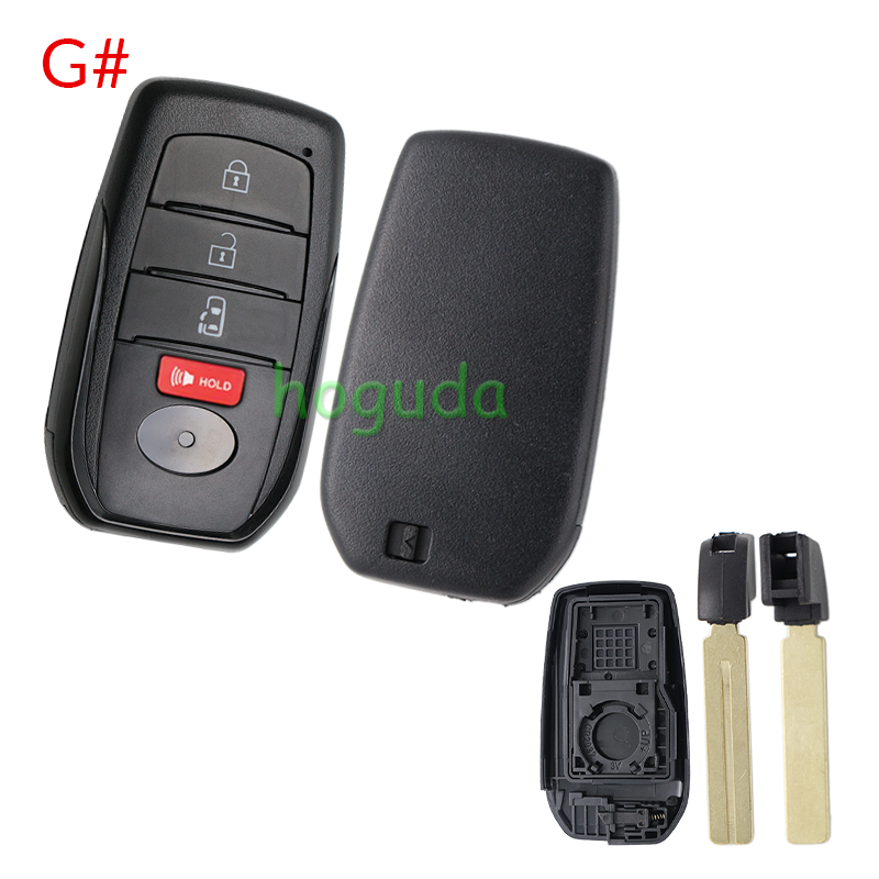 For Toyota 2/2+1/3/3+/1/4/4+1/5/5+1 button remote key blank with key Blade,please choose the key button