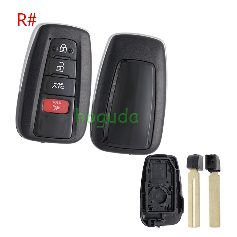 For Toyota C-HR 2/2+1/3/3+1 buttons Smart Remote key blank,please choose the button