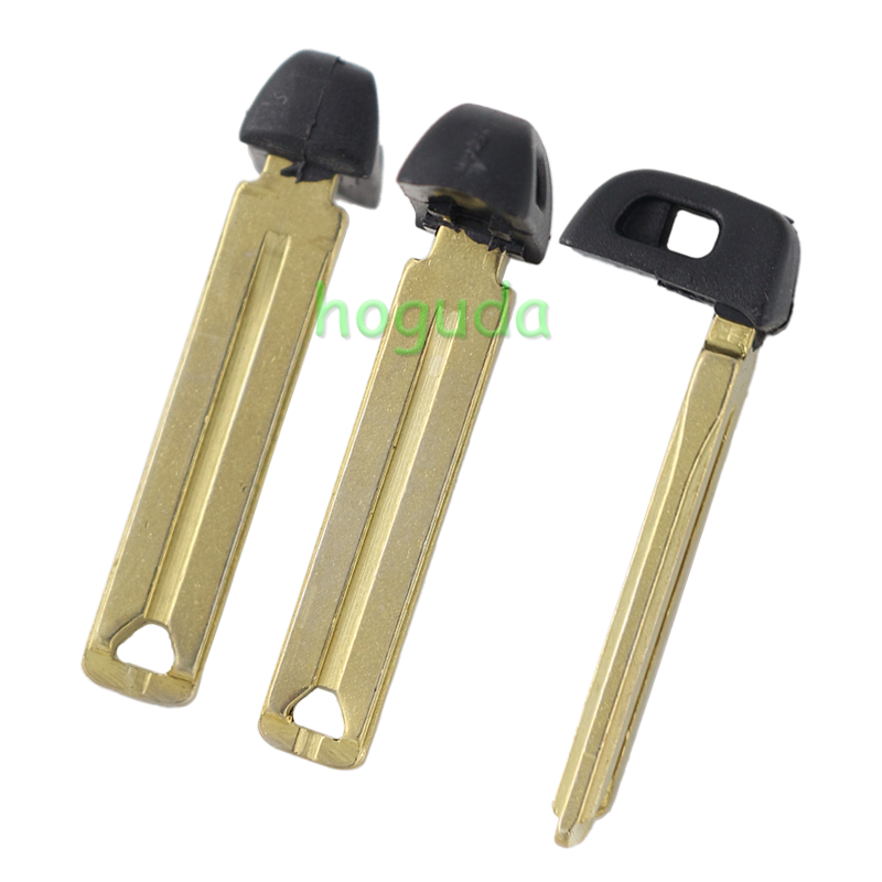 For Toyota 3 button remote key shell , the blade with two side groove (black)
