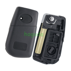 For Toyota 2/3/2+1/3+1 button flip remote key blank withToy48 Blade