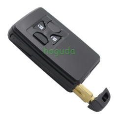 For Toyota 3 button remote key shell , the blade with two side groove (black)