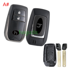 For Toyota 2/3+1/3/3+1 button remote key blank