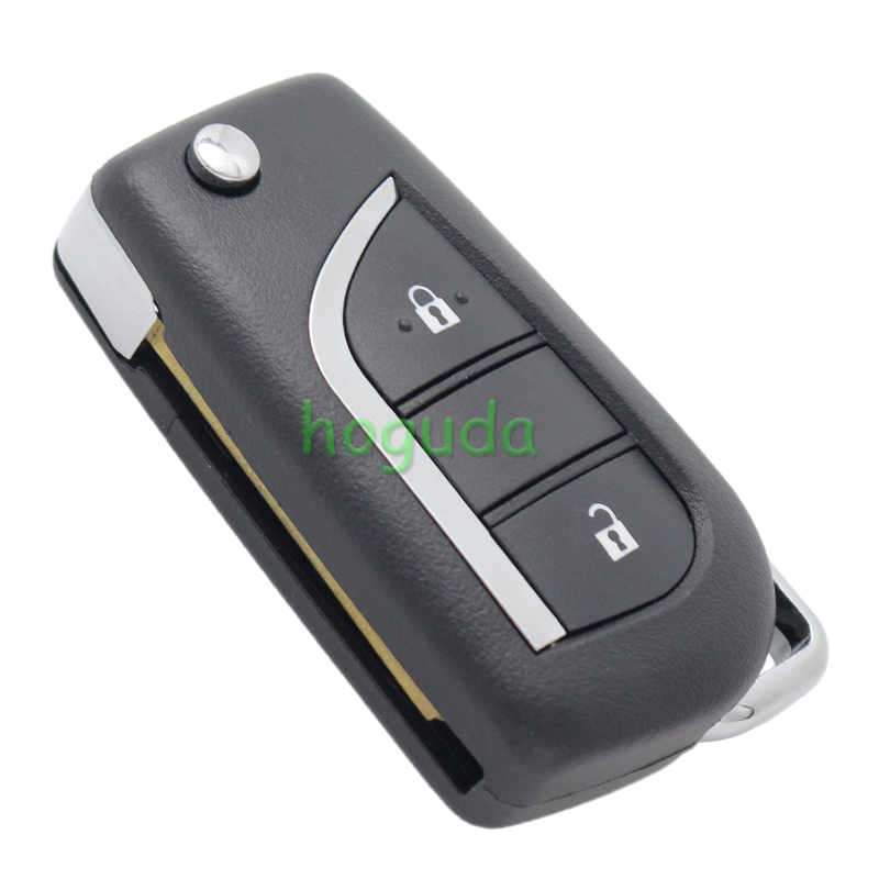 For Toyota 2/3/2+1/3+1 button flip remote key blank with VA2 Blade