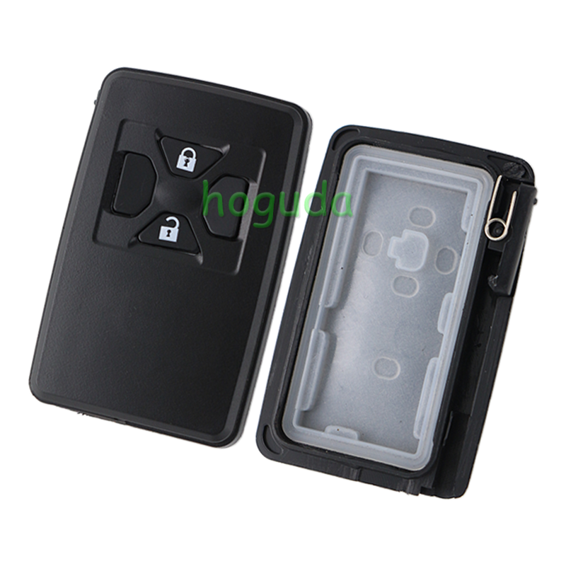 For Toyota 3 button remote key shell , the blade with two side groove (black)
