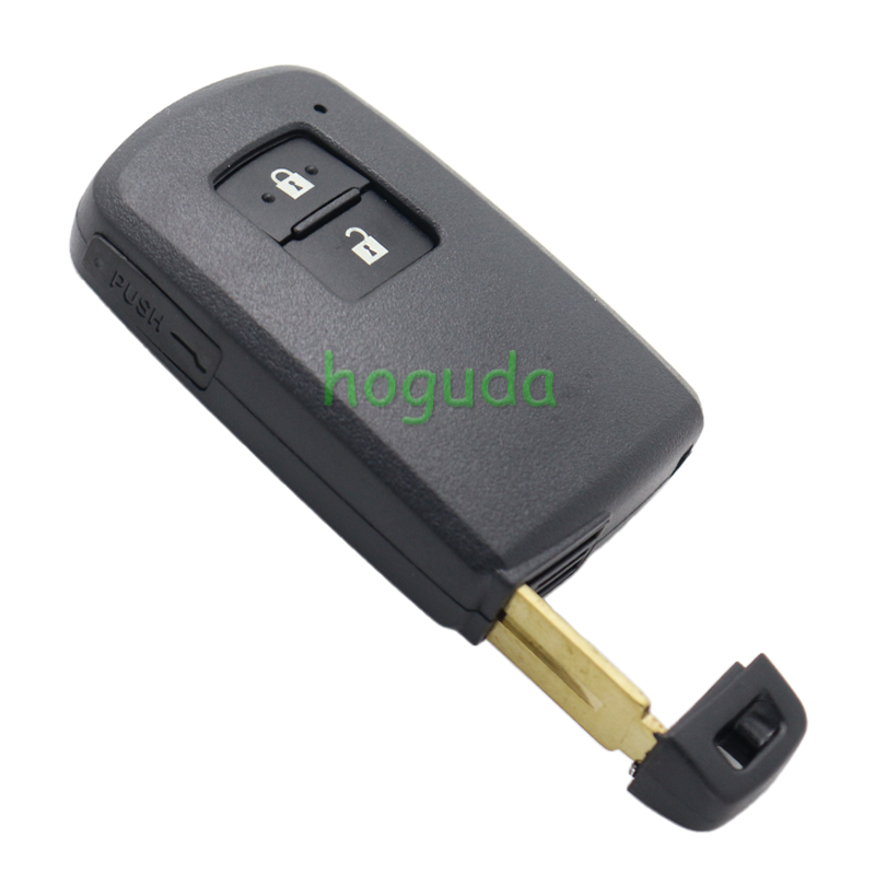 For Toyota 2/2+1/3/2+1/4 button smart remote key shell with white Battery holder ,the button is square