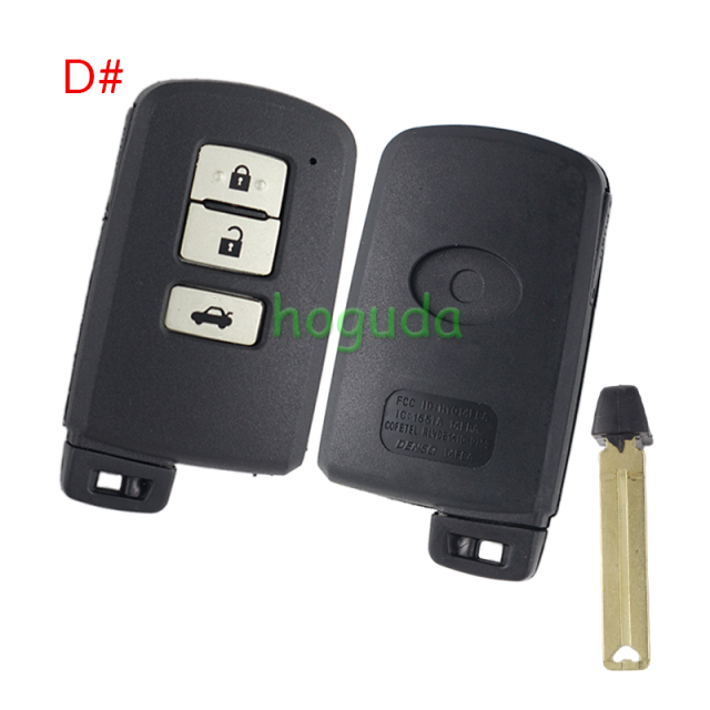 For Toyota 2/2+1/3/3+1 button remote key shell ,the button is square and white,please choose the key button