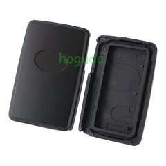 For Toyota 3 button remote key shell , the blade with two side groove (black)
