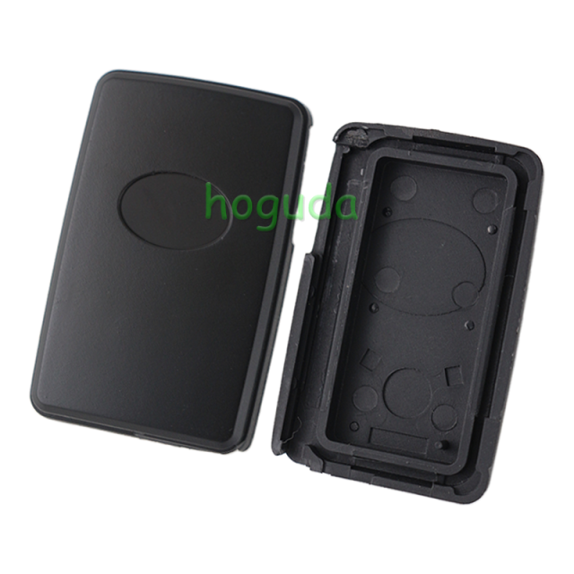 For Toyota 3 button remote key shell , the blade with two side groove (black)