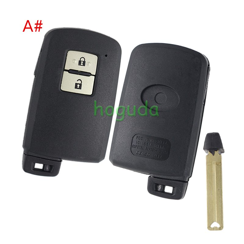 For Toyota 2/2+1/3/3+1 button remote key shell ,the button is square and white,please choose the key button