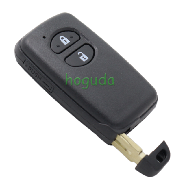 For Toyota 2 button remote key blank  (the button is round)，please choose the key button.
