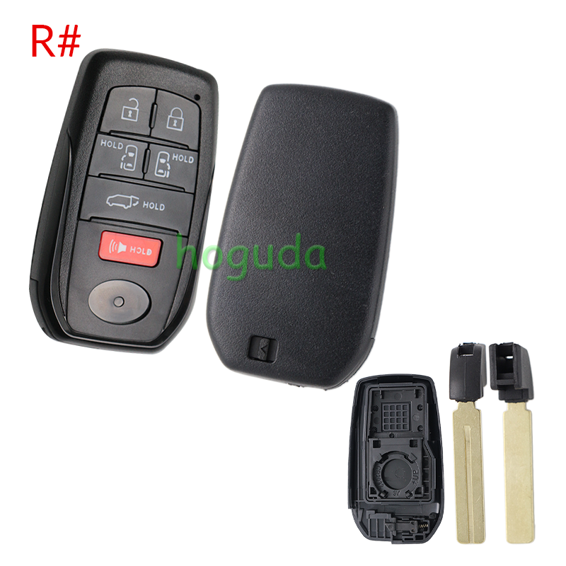 For Toyota 2/2+1/3/3+/1/4/4+1/5/5+1 button remote key blank with key Blade,please choose the key button